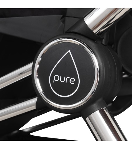 Pure Allegra Black Pram | Pure Model Baby Pram Sale- Sleek & Stylish