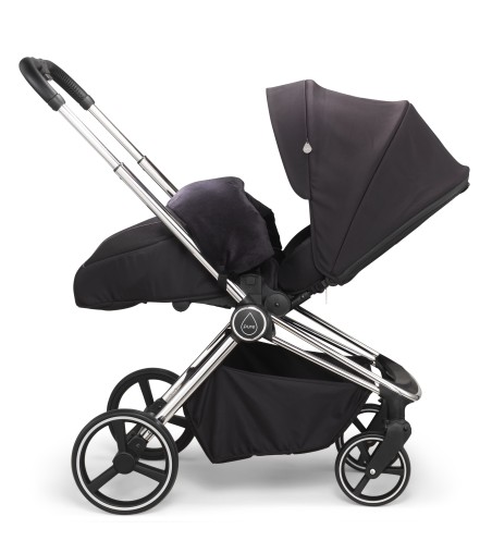 Pure Allegra Black Pram | Pure Model Baby Pram Sale- Sleek & Stylish