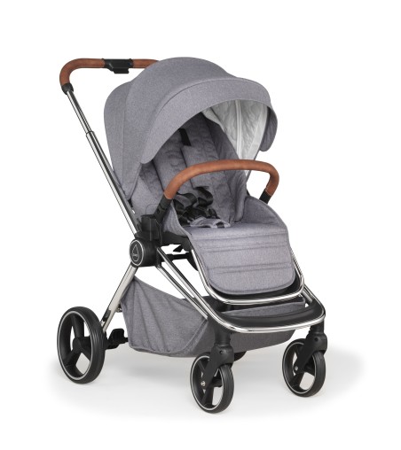 Pure Pearl Grey Pram - Chic & Comfortable