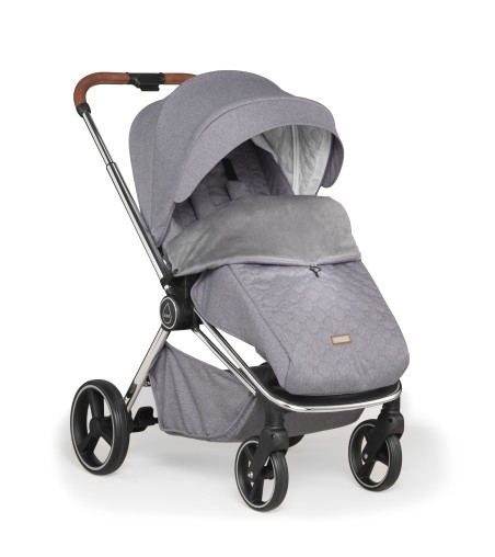 Pure Pearl Grey Pram - Chic & Comfortable