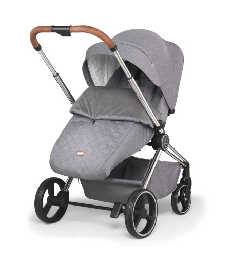 Pure Pearl Grey Pram - Chic & Comfortable