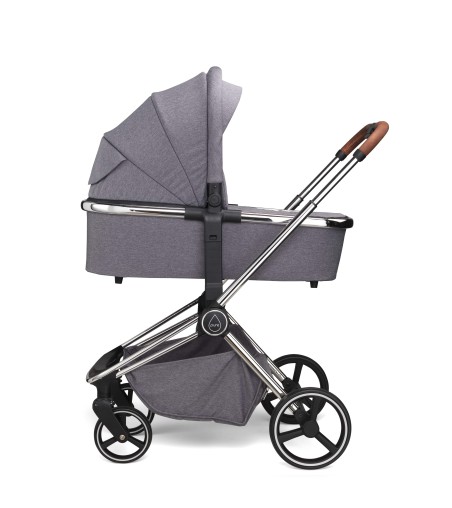 Pure Pearl Grey Pram - Chic & Comfortable