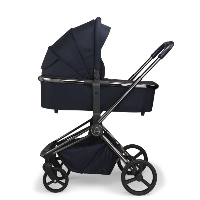 Pure True Blue Pram - Modern & Stylish