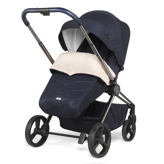 Pure True Blue Pram - Modern & Stylish
