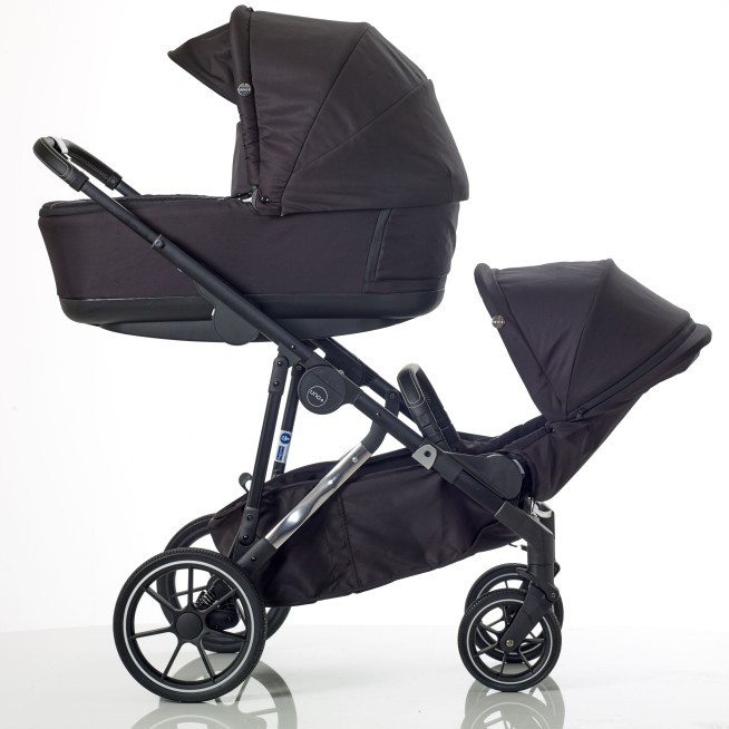Uno+ - single to baby and toddler pram in Allegra Black