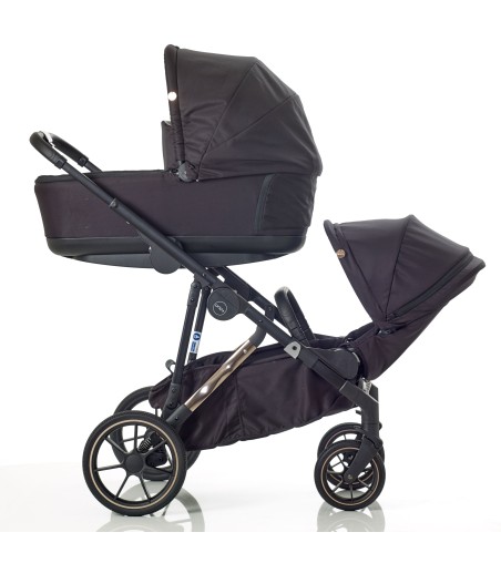 Uno+ - single to baby and toddler pram in Dusty Rose