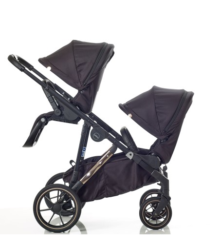 Uno+ - single to baby and toddler pram in Dusty Rose